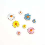 Embroidered Patches Custom Sticker-On Name Tag, Daisy